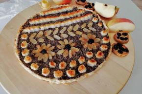 Jablkovo-makový koláč z lístkového cesta, recept, sedita321321