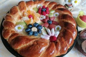 Vianočka v inom šate s tvarohovou plnkou, recept, verika92