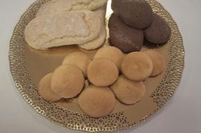 Piškóty - detské okrúhle, podlhovasté a kakaové , recept, Bejč