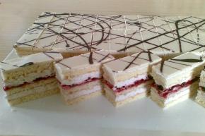 Kokosové rezy, recept, Žanet
