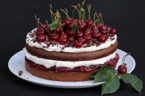 Schwarzwaldská višňová torta, recept, Kamila