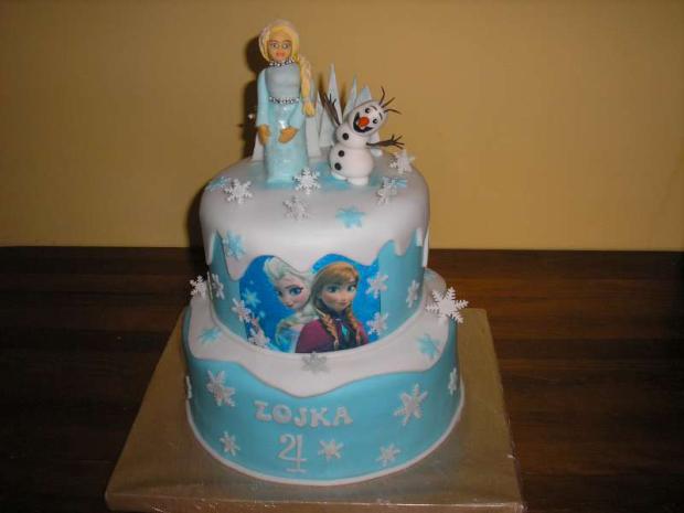 Ľadové kráľovstvo, torta, Rozprávkové torty, petra 18, 1