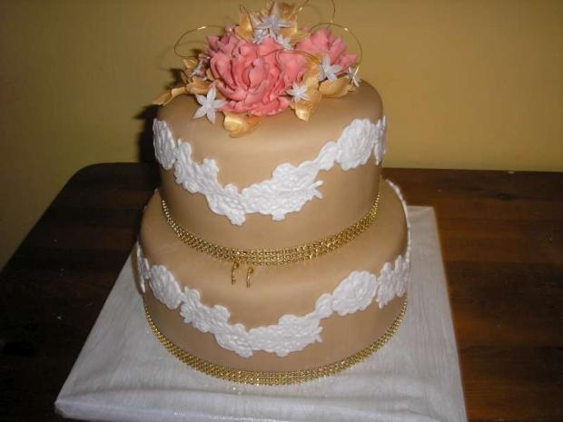 Svadobná s pivonkami, torta, Svadobné torty, petra 18, 1