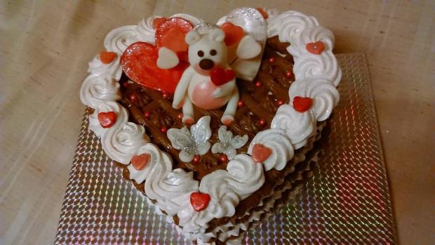 Penové srdiečko valentínske, torta, Netradičné torty, maya81, 1