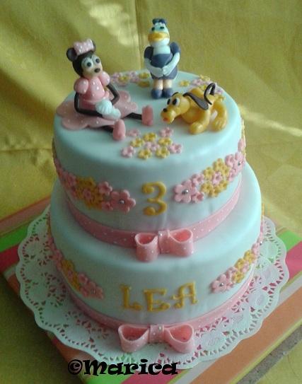 Minie s kamarátmi, torta, Rozprávkové torty, Marica1972, 1