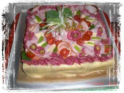 Slaná torta , torta, Slané torty, Anna Petrova, 1
