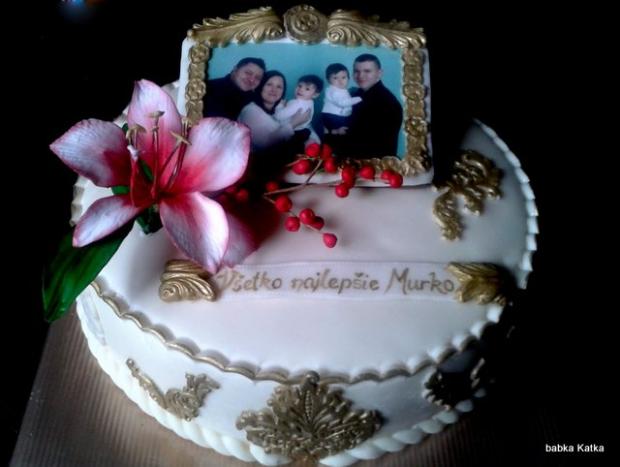 Narodeninová s obrázkom, torta, Narodeninové torty Narodeninová s obrázkom, torta, Narodeninové torty, babka Katka, 1
