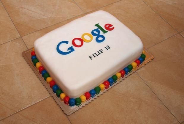 Torta Google, torta, Narodeninové torty, dakota14, 1