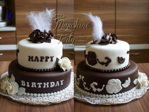 Narodeninová čokoládová, torta, Čokoládové torty Narodeninová čokoládová, torta, Čokoládové torty, Majuškine Torty, 1