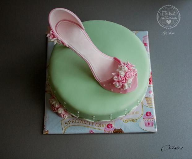 Střevíček , torta, Narodeninové torty Střevíček , torta, Narodeninové torty, d-aphnia, 2