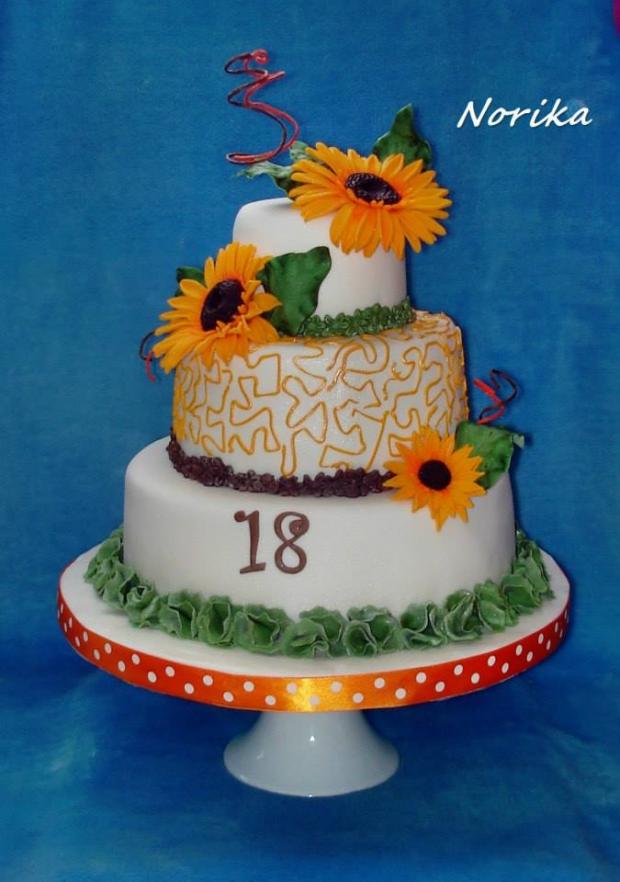 so slnečnicami , torta, Narodeninové torty so slnečnicami , torta, Narodeninové torty, norika1, 1