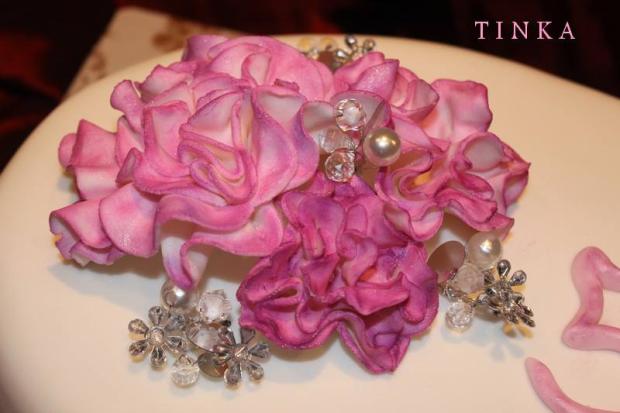 Kvety..., torta, Ozdoby na torty, Tinka, 1