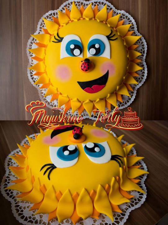 Slniečko, torta, Ostané torty pre deti, Majuškine Torty, 1
