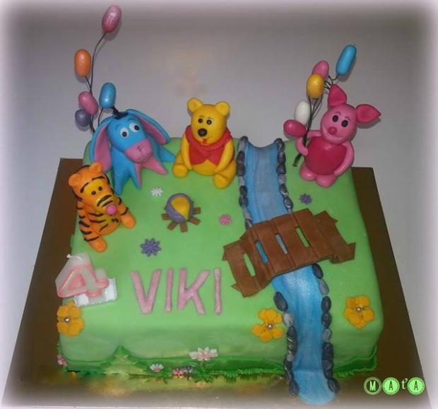 Macko Pu, torta, Rozprávkové torty, Tintama, 1