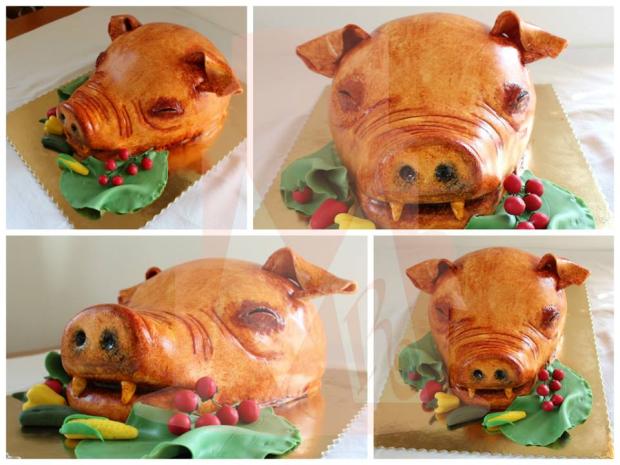 Prasačia hlava na želanie , torta, Narodeninové torty Prasačia hlava na želanie , torta, Narodeninové torty, Martina73, 1