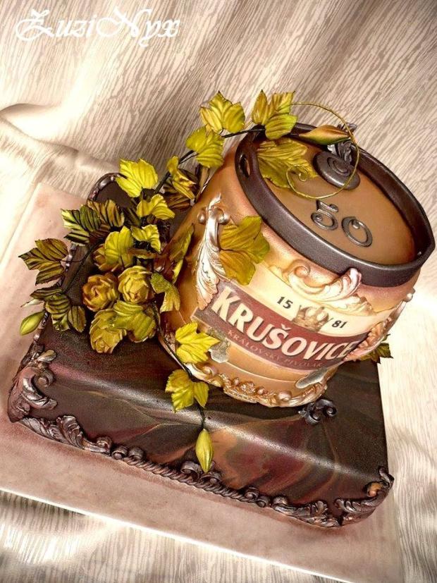 Krušovice detail, torta, Narodeninové torty Krušovice detail, torta, Narodeninové torty, ZuziNyx, 1