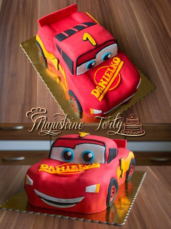 McQueen, torta, Torty autíčka, vláčiky, Majuškine Torty, 1