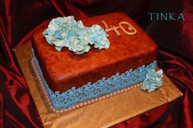Blue Elegance..., torta, Narodeninové torty Blue Elegance..., torta, Narodeninové torty, Tinka, 1