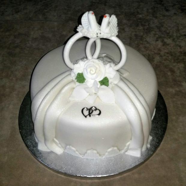 Svadobná, torta, Svadobné torty, Lienočka89, 1