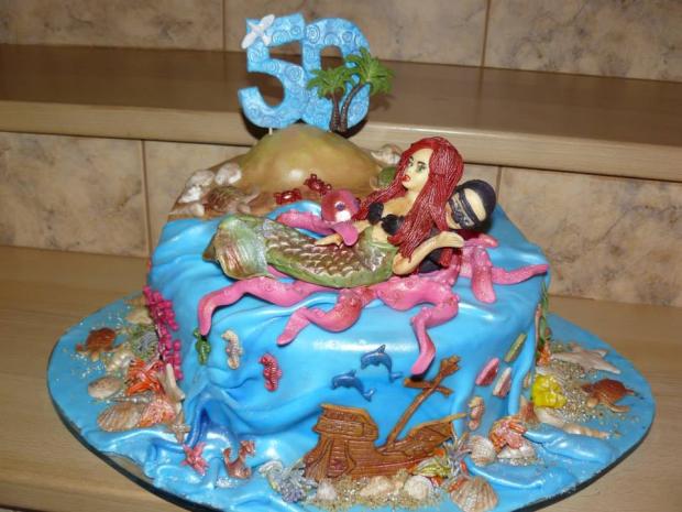 pre vasniveho potapaca, torta, Narodeninové torty, janka krutekova kosikova, 1
