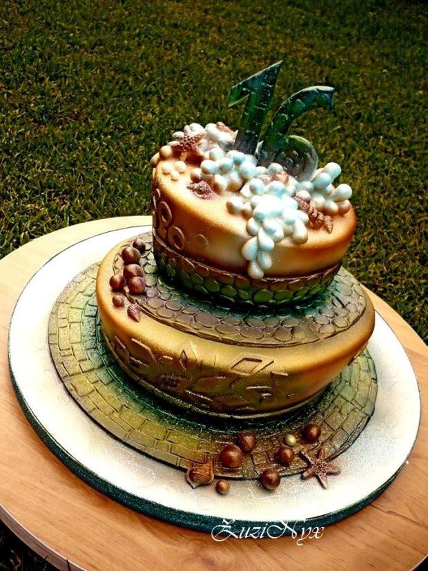 Krivá pre chlapca na 16ku, torta, Narodeninové torty Krivá pre chlapca na 16ku, torta, Narodeninové torty, ZuziNyx, 1