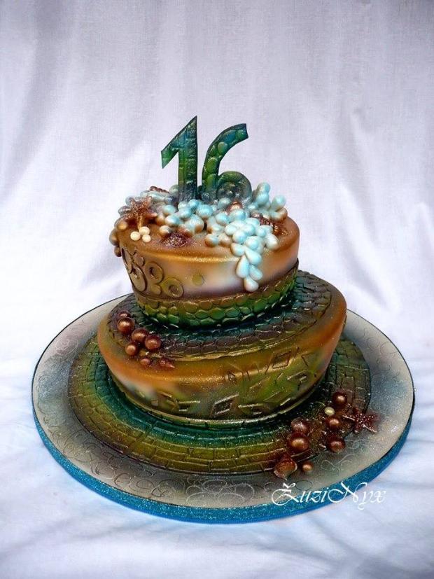 Krivá pre chlapca na 16ku, torta, Narodeninové torty Krivá pre chlapca na 16ku, torta, Narodeninové torty, ZuziNyx, 1