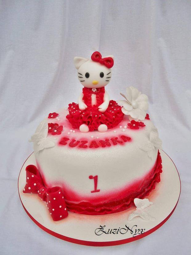 Hello Kitty, torta, Rozprávkové torty Hello Kitty, torta, Rozprávkové torty, ZuziNyx, 1