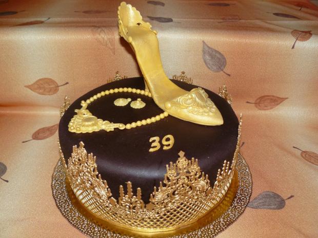 cokoladova so zlatou krajkou, torta, Narodeninové torty cokoladova so zlatou krajkou, torta, Narodeninové torty, jojo69, 1