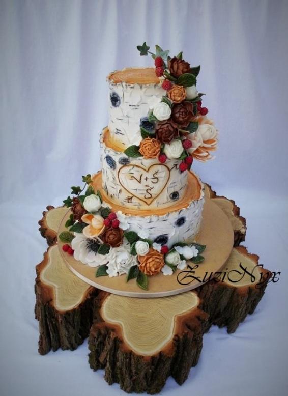 ..na želanie.. ako pníky brezy, torta, Narodeninové torty, ZuziNyx, 1