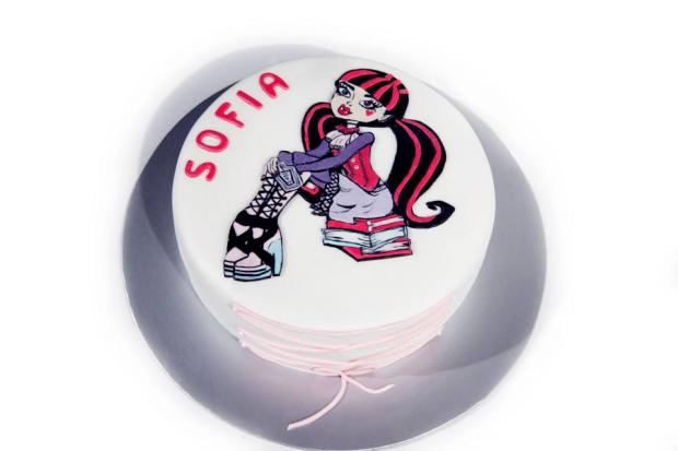 monster high, torta, Rozprávkové torty, sweetlubi, 1