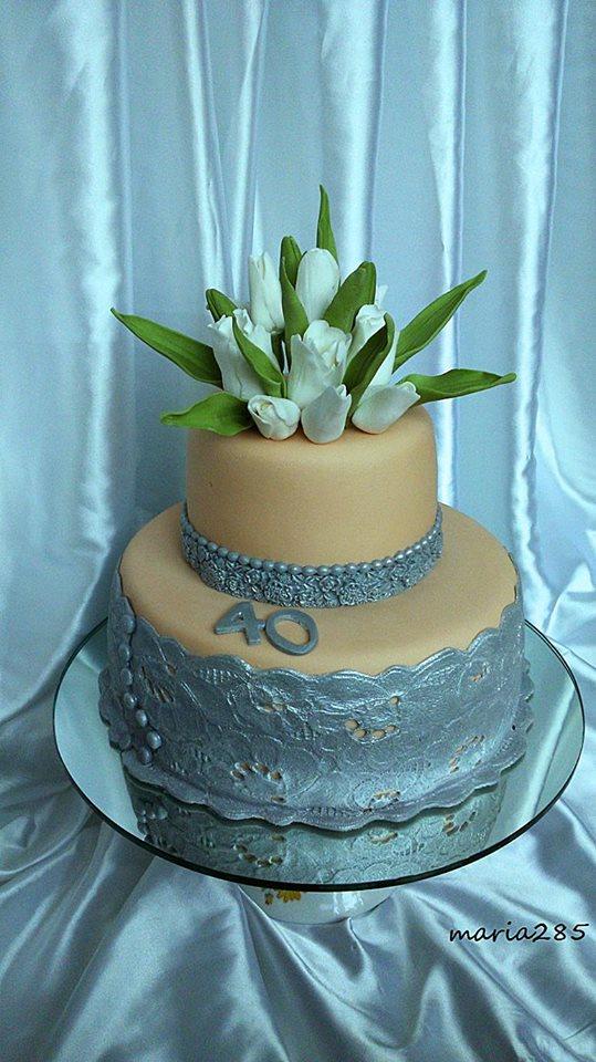 S tulipanmi, torta, Narodeninové torty S tulipanmi, torta, Narodeninové torty, maria285, 1