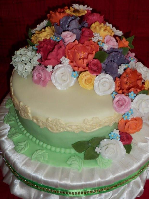 kvetinová na želanie, torta, Narodeninové torty, Anika412, 2