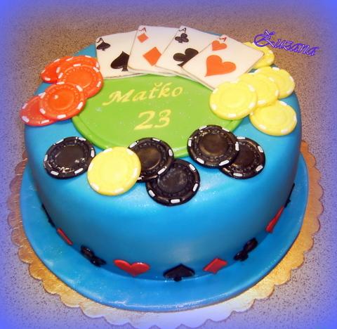 poker, torta, Narodeninové torty poker, torta, Narodeninové torty, zana, 1