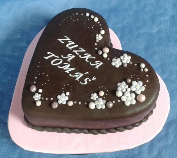 Svadobné srdce, torta, Svadobné torty, katkat75, 1