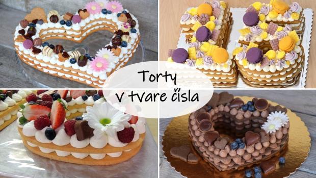 Torty v tvare čísla - recepty, fotopostupy a inšpirácie, Recepty, Tortyodmamy.sk