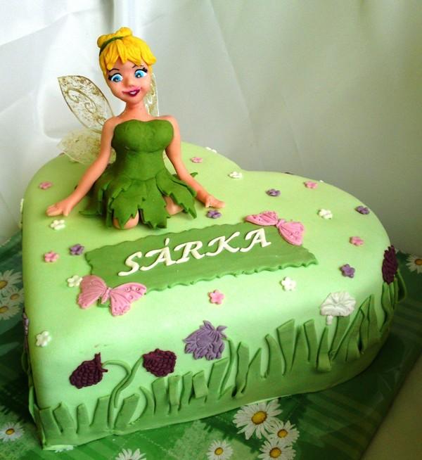 S vílou Zvonilkou..., torta, Torty pre dievčatá S vílou Zvonilkou..., torta, Torty pre dievčatá, Mariolka, 1