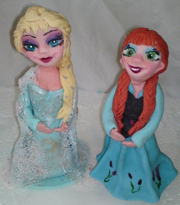 Elsa a Anna..., torta, Ozdoby na torty Elsa a Anna..., torta, Ozdoby na torty, Mariolka, 1