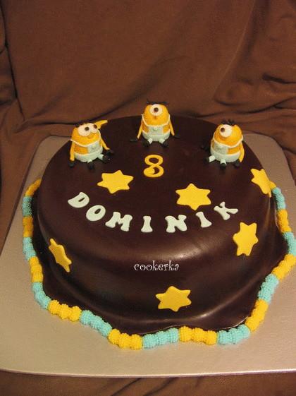 Mimoni, torta, Rozprávkové torty Mimoni, torta, Rozprávkové torty, cookerka, 1