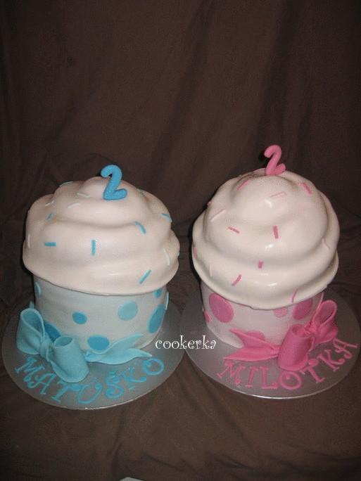 "Muffiny" pre dvojičky, torta, Ostané torty pre deti "Muffiny" pre dvojičky, torta, Ostané torty pre deti, cookerka, 1