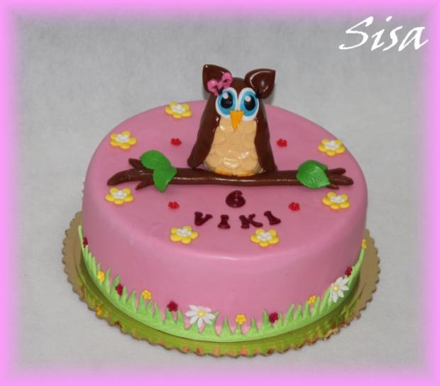 Sovička, torta, Torty so zvieratkami Sovička, torta, Torty so zvieratkami, silviakukuckova, 1