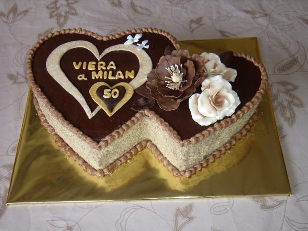 klasika k zlatej svadbe, torta, Čokoládové torty klasika k zlatej svadbe, torta, Čokoládové torty, mariaJ, 1