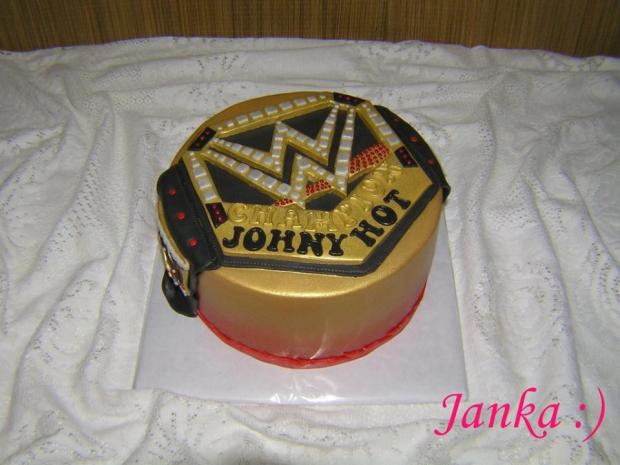 Wrestling, pás, torta, Športové torty, -TORTICKA-, 1