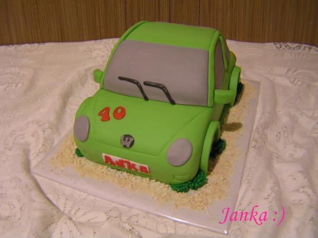 Autíčko k narodeninám, torta, Narodeninové torty, -TORTICKA-, 1