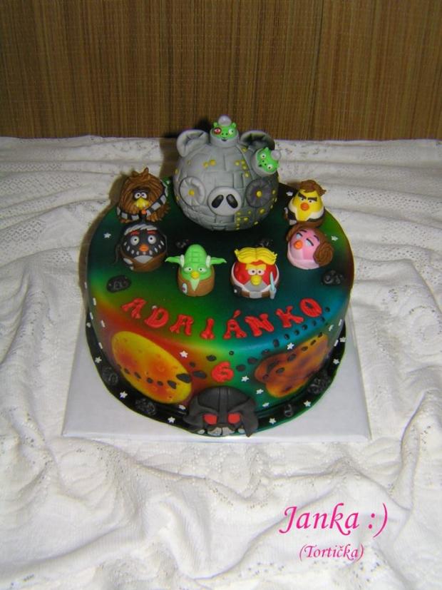 Angry birds star wars, torta, Rozprávkové torty Angry birds star wars, torta, Rozprávkové torty, -TORTICKA-, 1