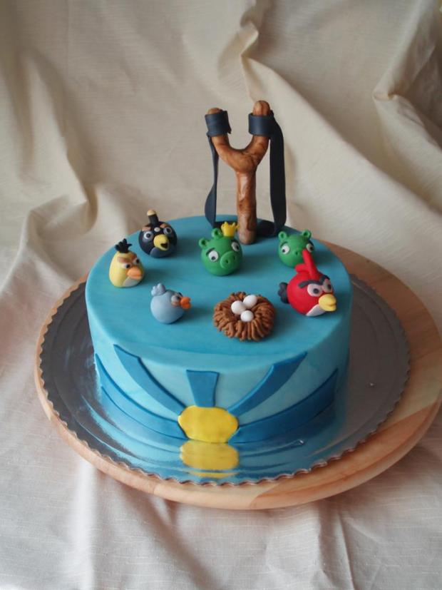 Angry birds, torta, Rozprávkové torty, Lusiangela, 1