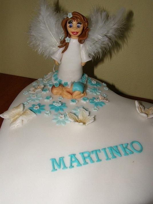 Pre malého anjelika ku krstu, torta, Torty na krstiny Pre malého anjelika ku krstu, torta, Torty na krstiny, selinnka, 2