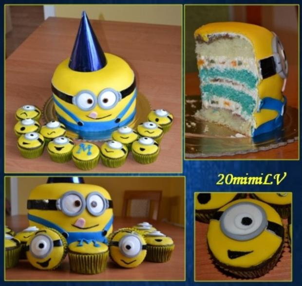 mimoň, torta, Narodeninové torty mimoň, torta, Narodeninové torty, 20mimiLV, 1