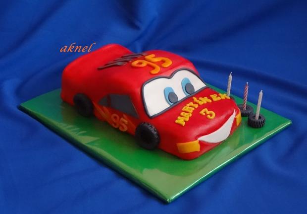 Blesk, torta, Torty autíčka, vláčiky Blesk, torta, Torty autíčka, vláčiky, aknel, 1