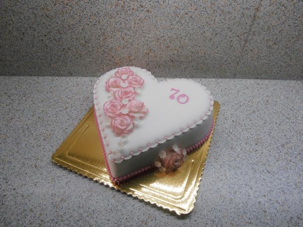 srdce s ružami, torta, Narodeninové torty, nmiriam, 1