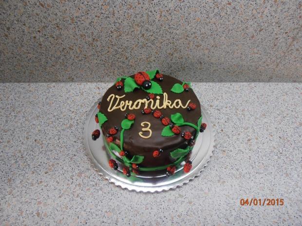 čokoládová s lienkami, torta, Čokoládové torty, nmiriam, 1